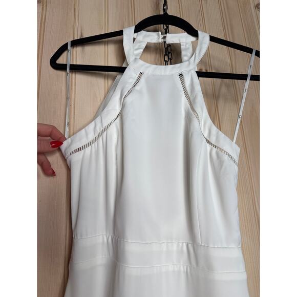 NWT Lulus Summer Dream White Midi Dress Open Back Cocktail Beachy Classy Size M - Picture 8 of 8